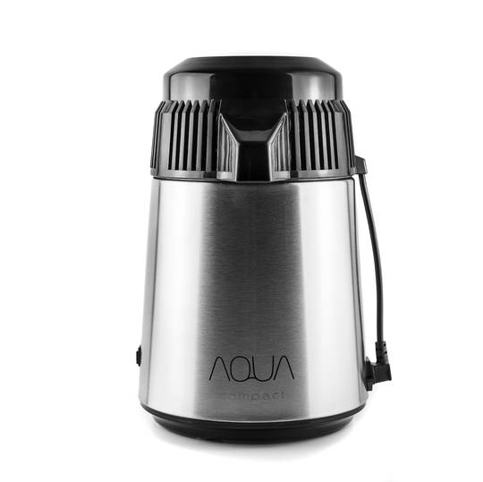 Aqua Compact water distiller chrome front