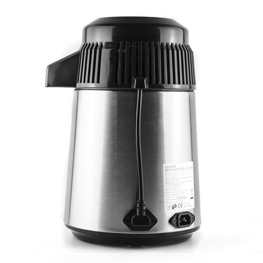 Aqua Compact water distiller chrome rear