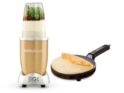 Nutribullet Gold blender + crepe maker