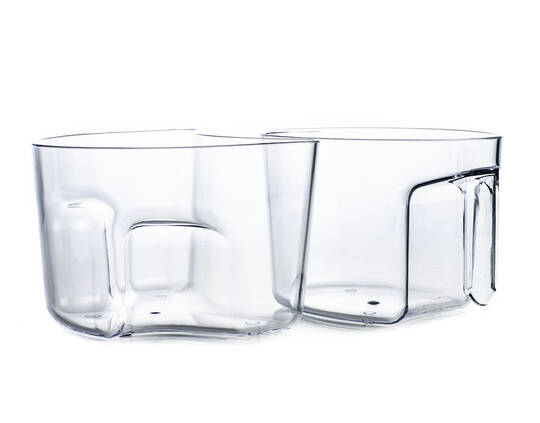 Sana by Omega EUJ-606 horizontal juicer containers