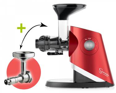 Sana Supreme Juicer 727 red + Sana Oil Extractor 702